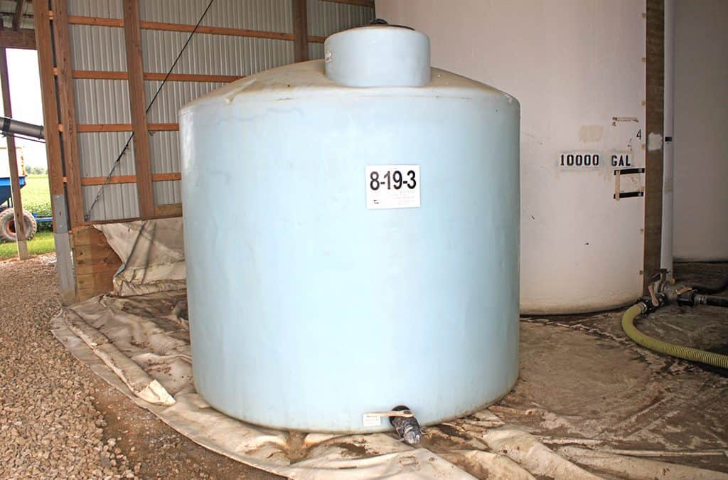 2500 GAL. POLY TANK #1  $860.00