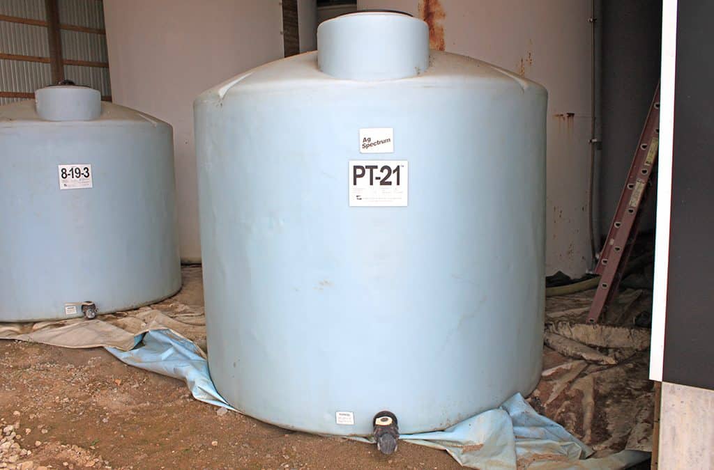 2500 GAL. POLY TANK #2  $800.00