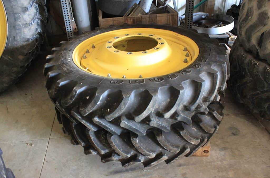 TWO 320-85R38 TIRES  $1,200.00