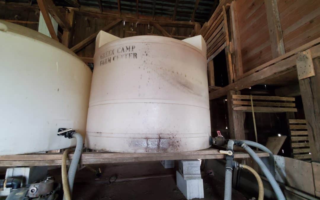 (2) 1,000 Gallon Water Tanks