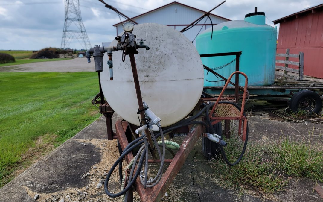 Old Pull Type Sprayer