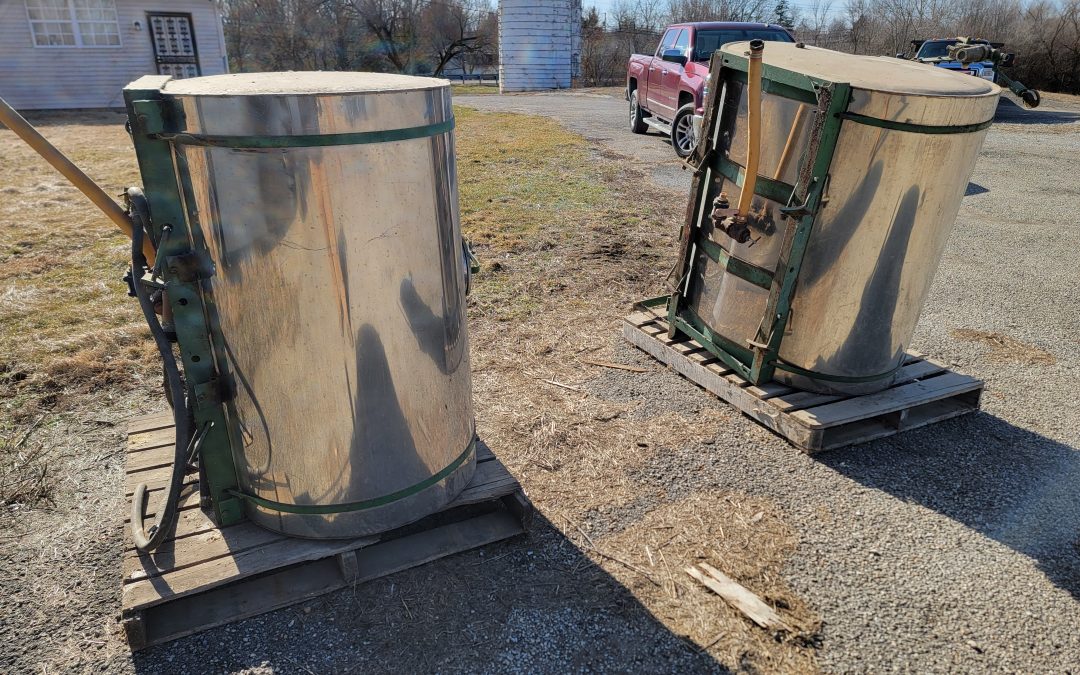 (2) SS Saddle Tanks