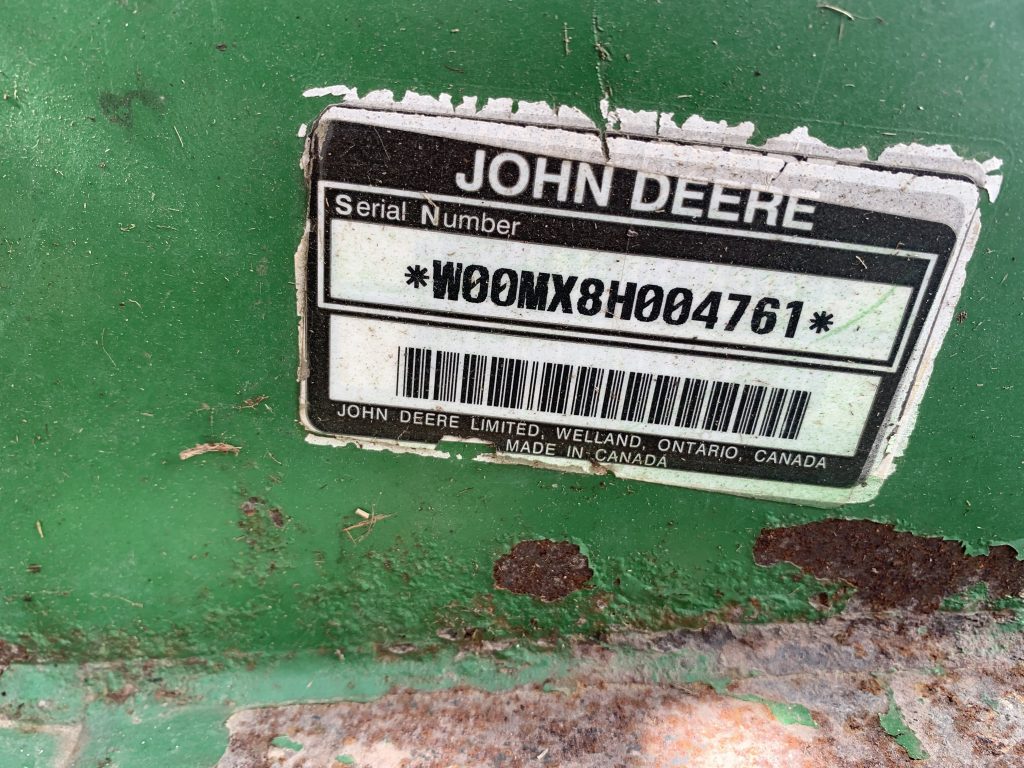 John Deere MX8 Wilson National