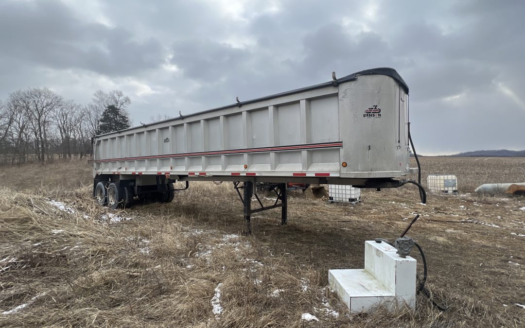 2000 Benson Aluminum Frameless Dump Trailer