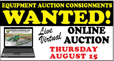VIRTUAL ONLINE EQUIPMENT CONSIGNMENTS WANTED!
