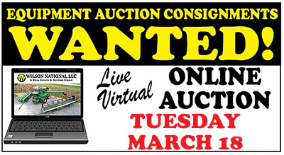 VIRTUAL ONLINE EQUIPMENT CONSIGNMENTS WANTED!